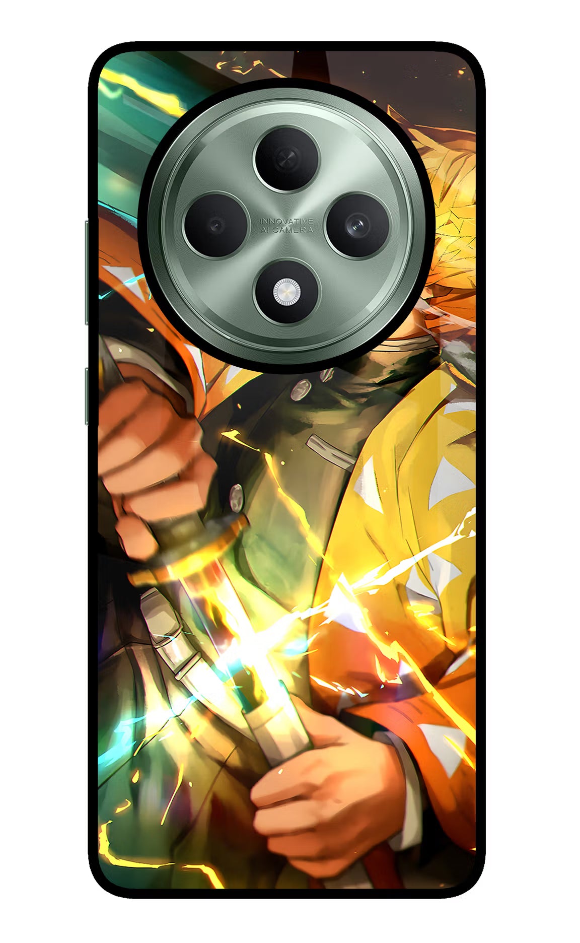 Demon Slayer Oppo F27 5G Glass Case Back Cover by Casekaro