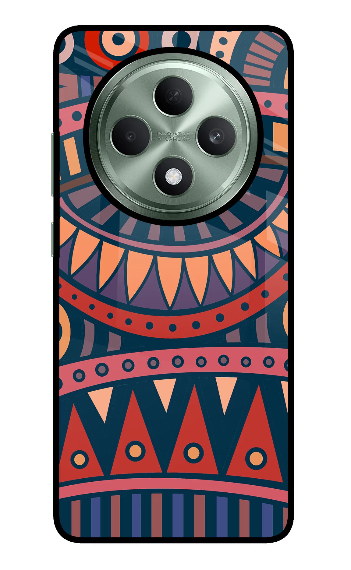 African Culture Design Oppo F27 5G Glass Case Back Cover by Casekaro