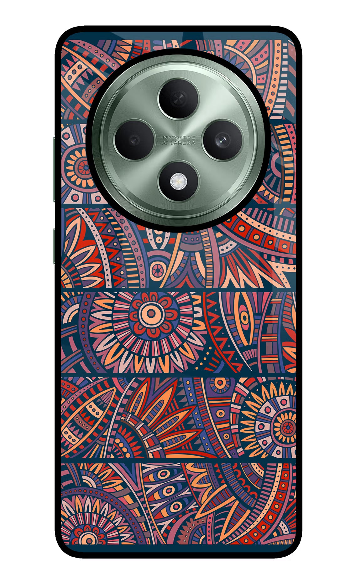 African Culture Design Oppo F27 5G Glass Case