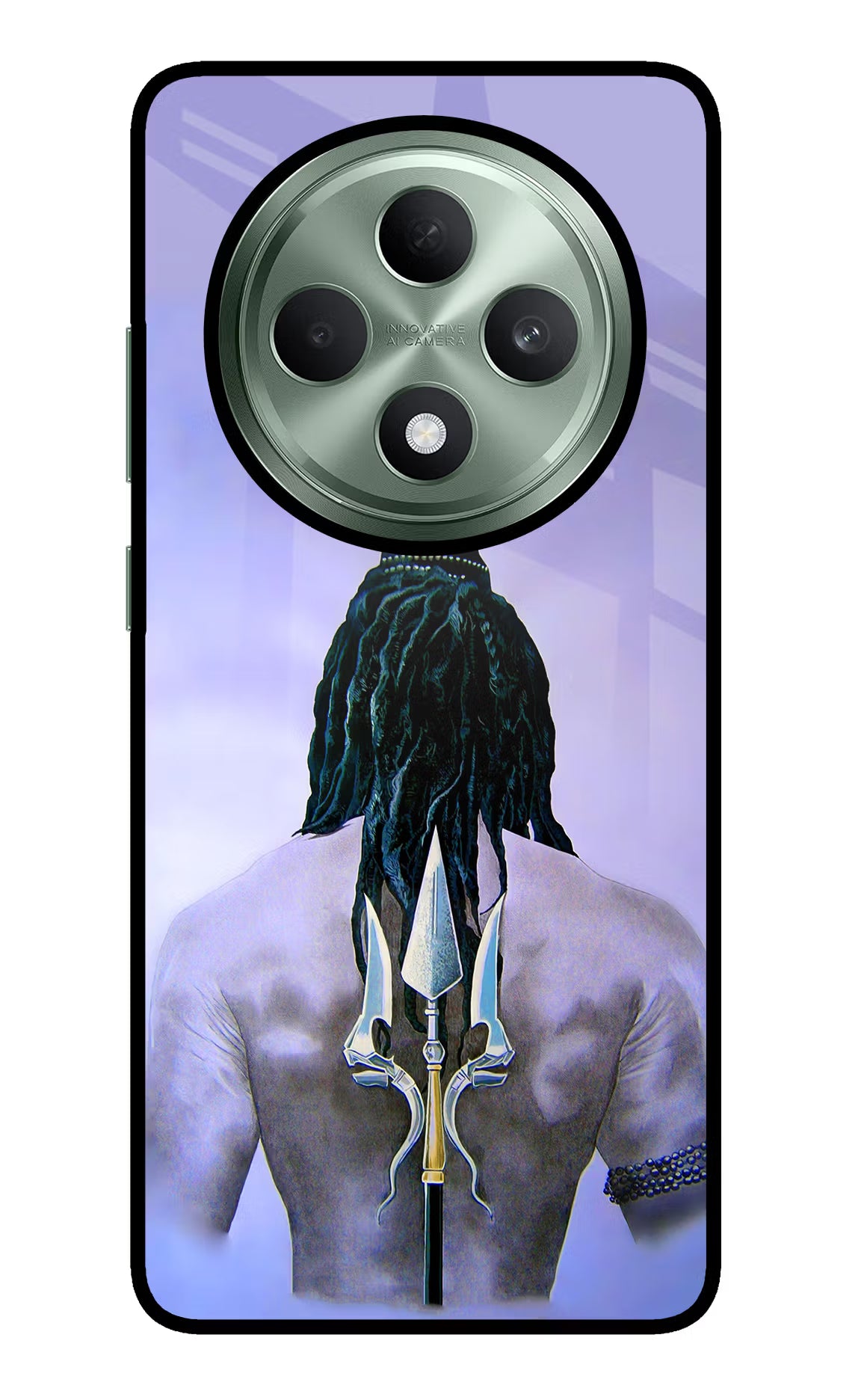 Shiva Oppo F27 5G Glass Case Back Cover by Casekaro