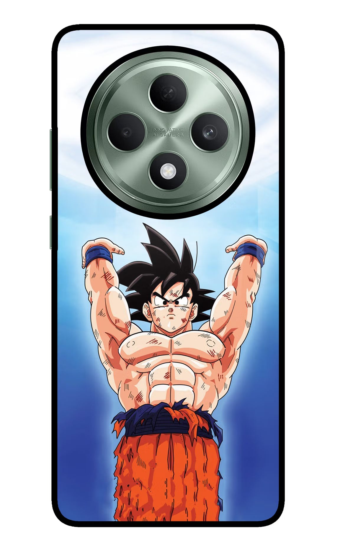 Goku Power Oppo F27 5G Glass Case Back Cover by Casekaro