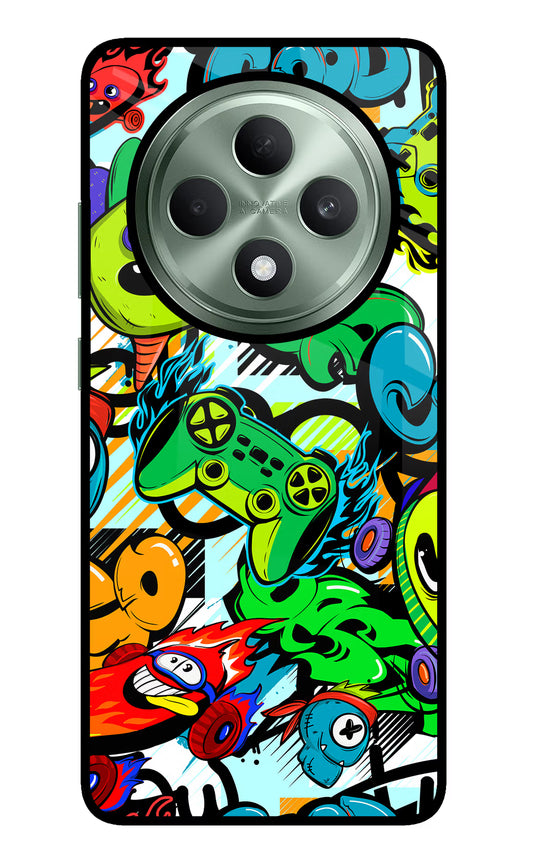 Game Doodle Oppo F27 5G Glass Case