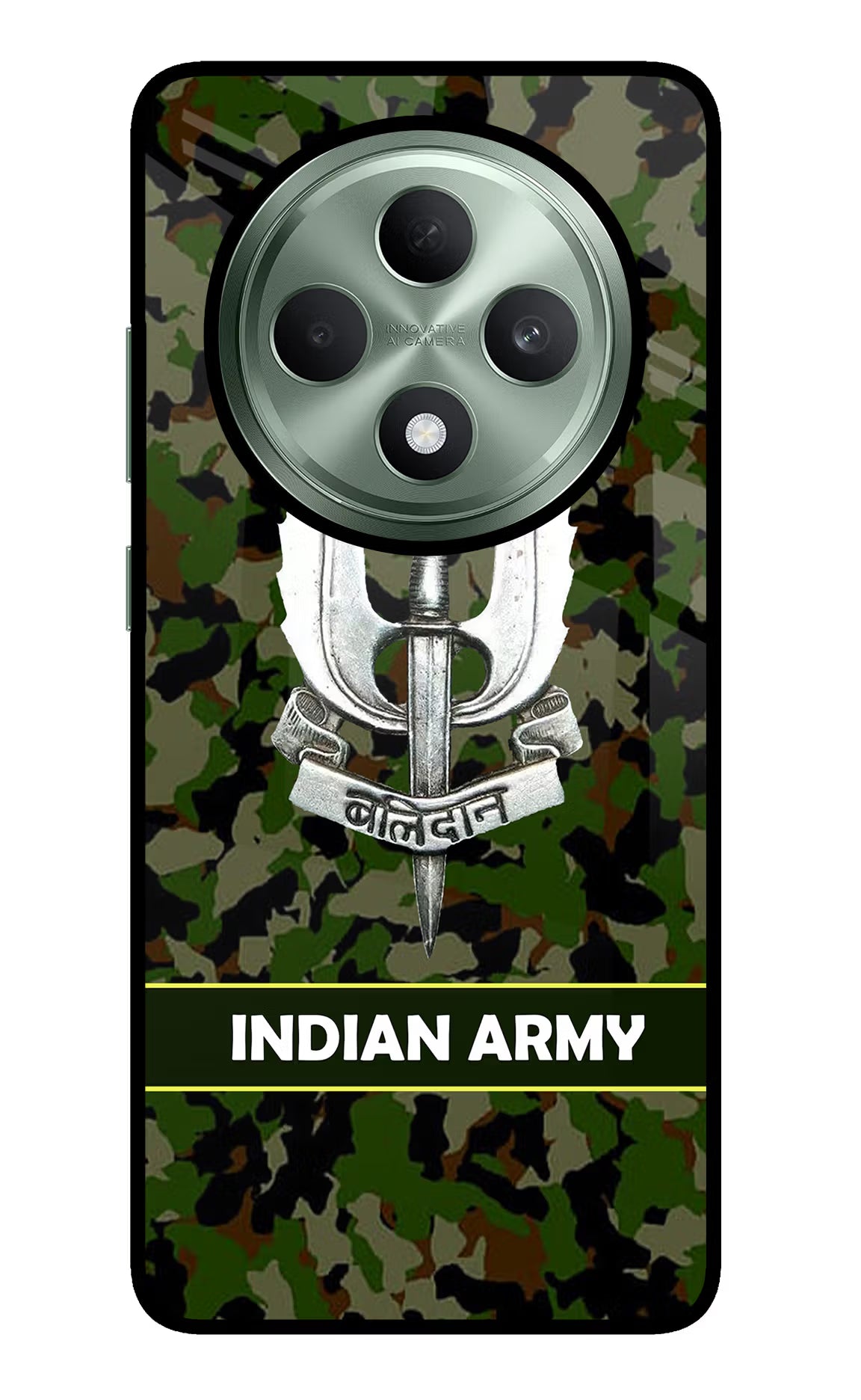 Balidan Indian Logo Oppo F27 5G Glass Case Back Cover by Casekaro