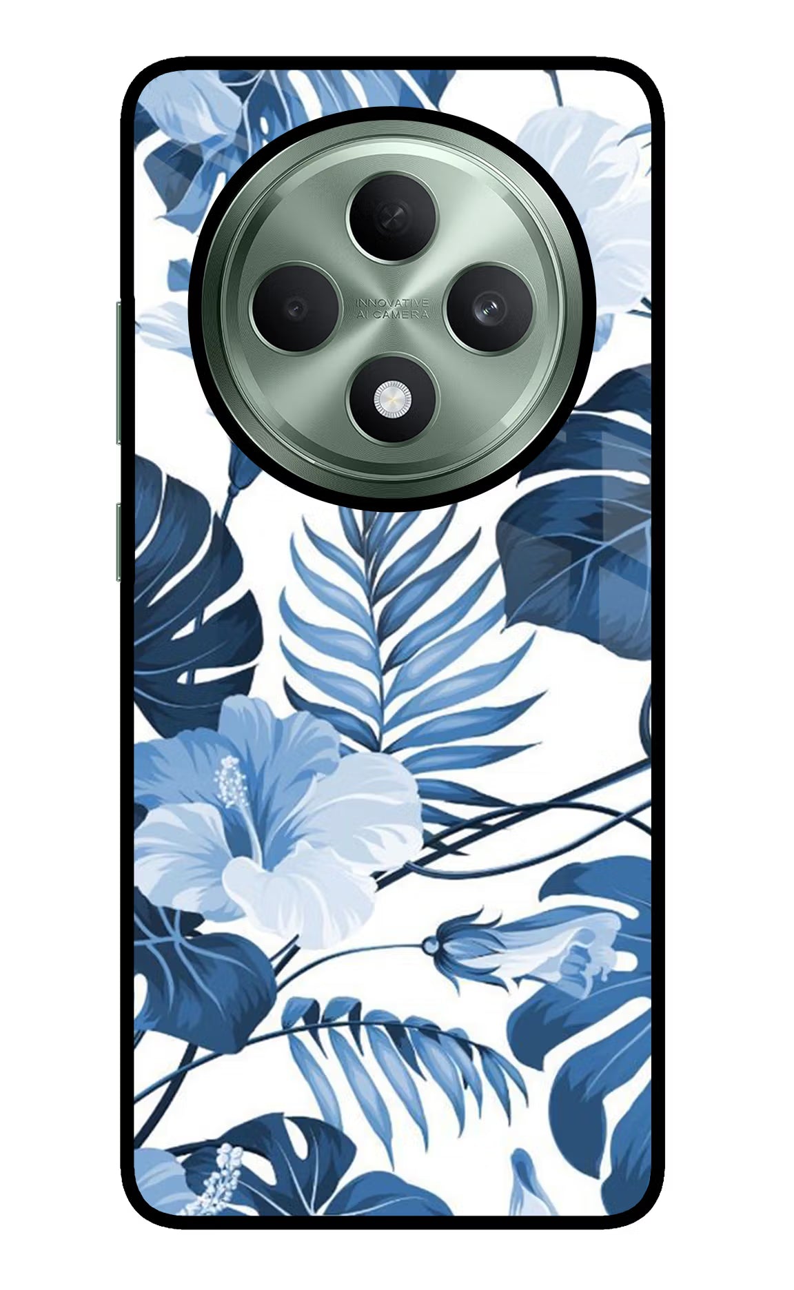 Fabric Art Oppo F27 5G Glass Case Back Cover by Casekaro