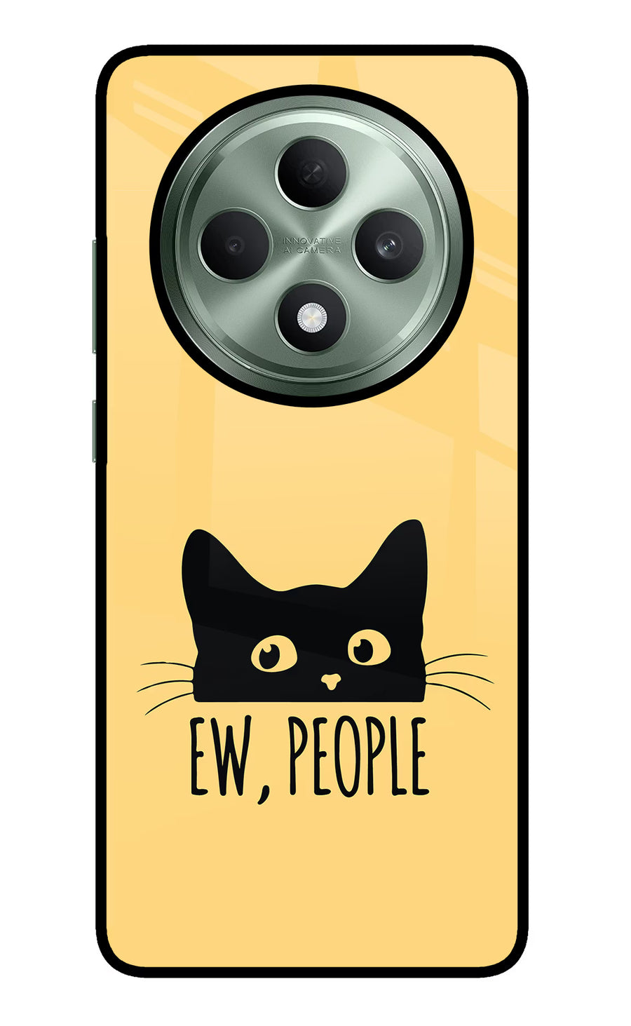 Ew People Catitude Oppo F27 5G Back Cover, Metal case