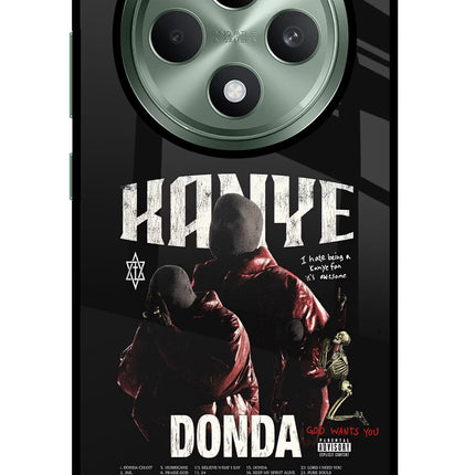 Donda Kanye West Oppo F27 5G Glass Case Back Cover by Casekaro