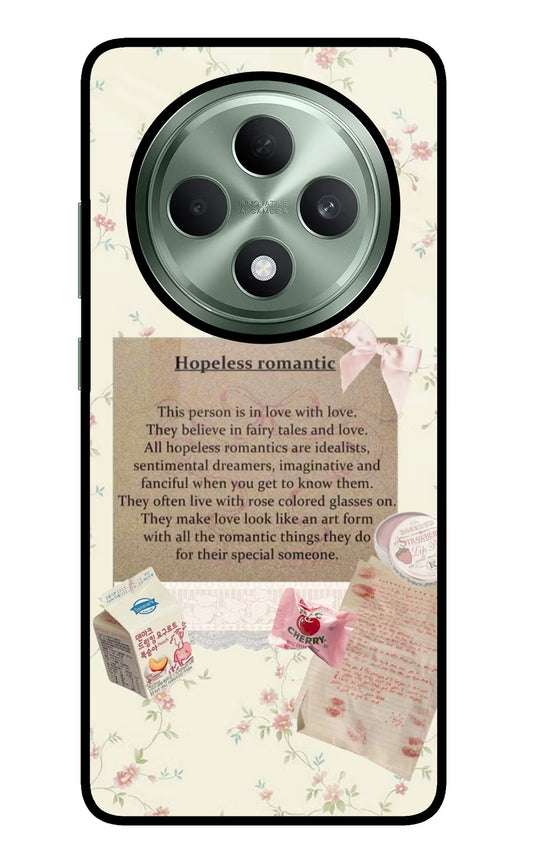 Hopeless Romantic Oppo F27 5G Glass Case
