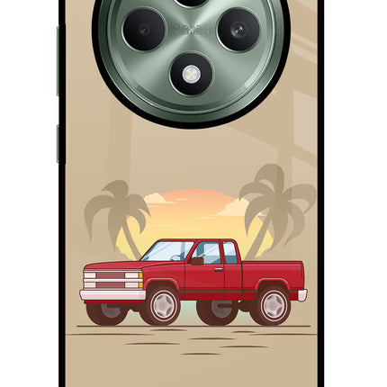 Desert Classic Drive Oppo F27 5G Glass Case Back Cover by Casekaro