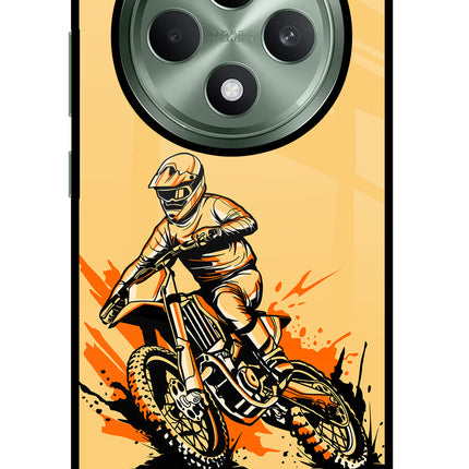 Off-Road Fury Oppo F27 5G Glass Case Back Cover by Casekaro