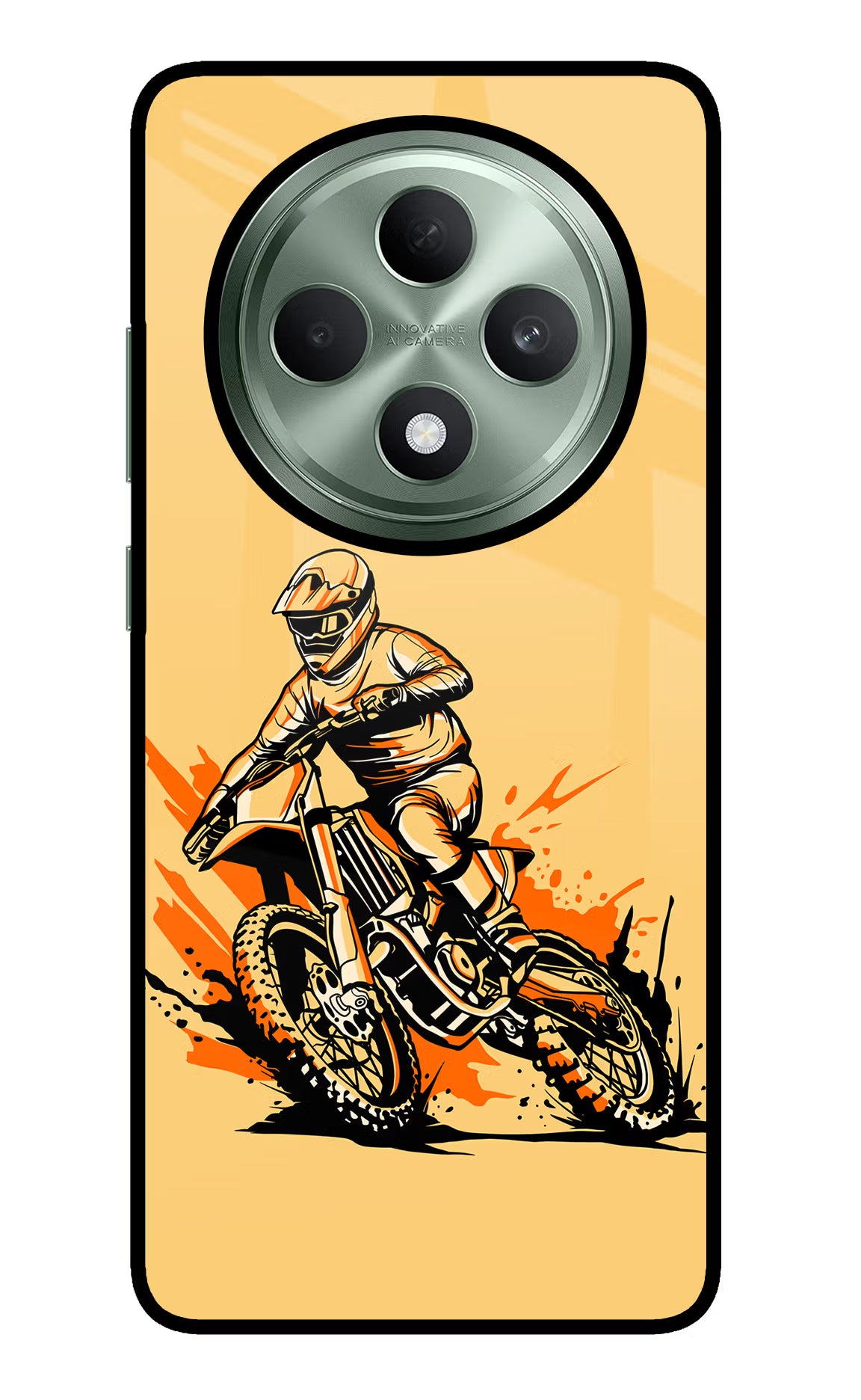 Off-Road Fury Oppo F27 5G Glass Case Back Cover by Casekaro