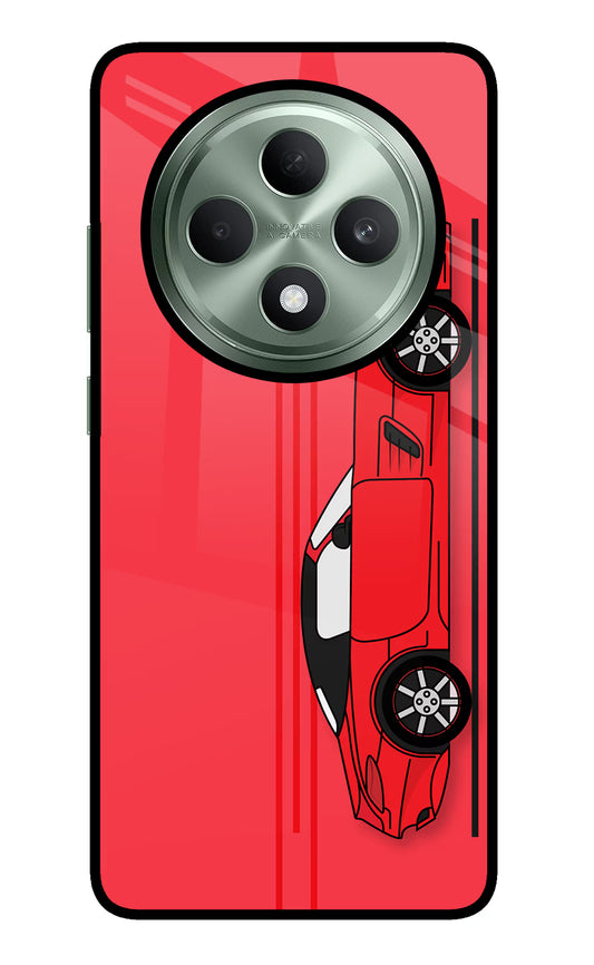 Red Velocity Oppo F27 5G Glass Case