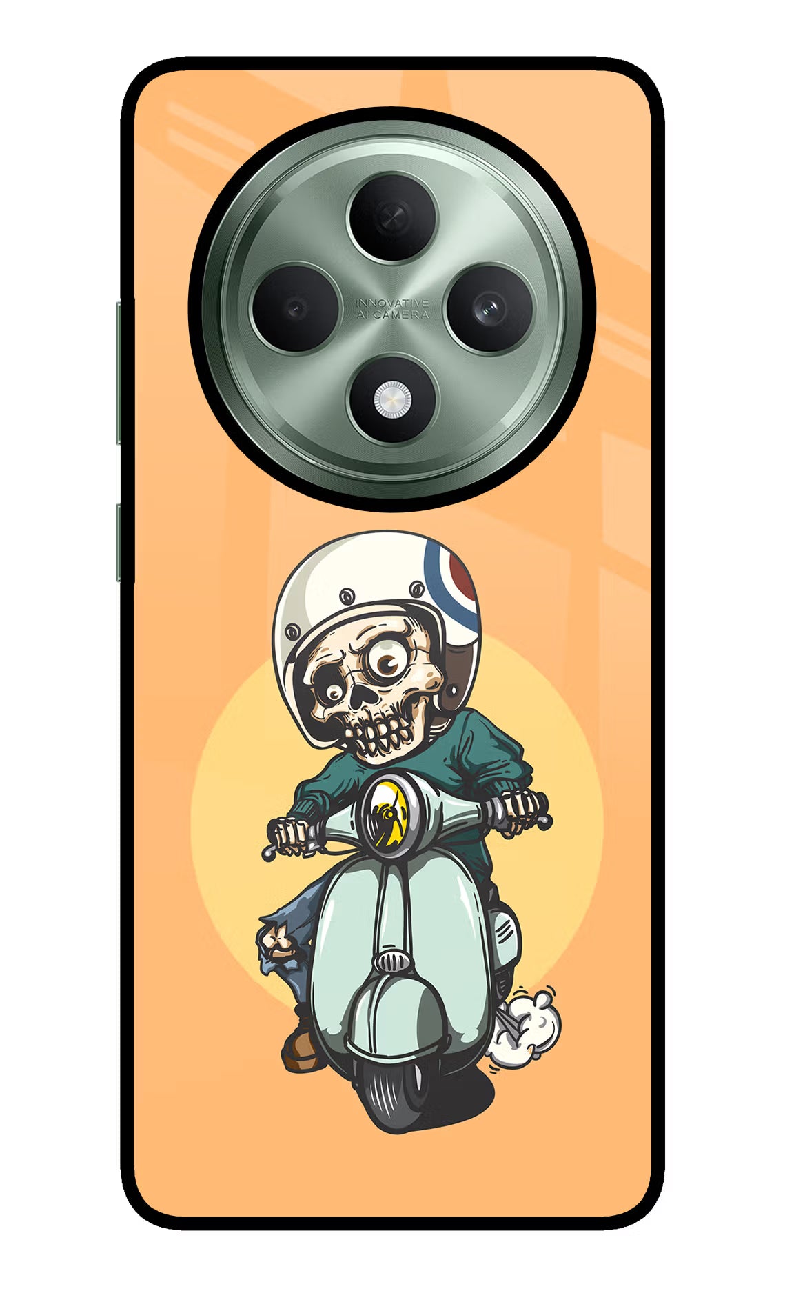 Undead Biker Oppo F27 5G Glass Case
