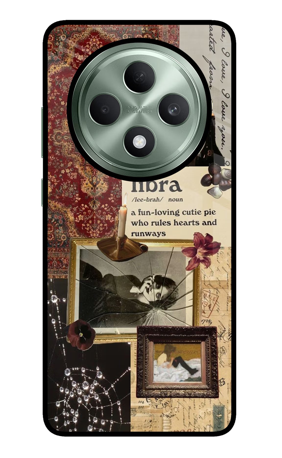 Libra Zodiac Oppo F27 5G Glass Case Back Cover by Casekaro