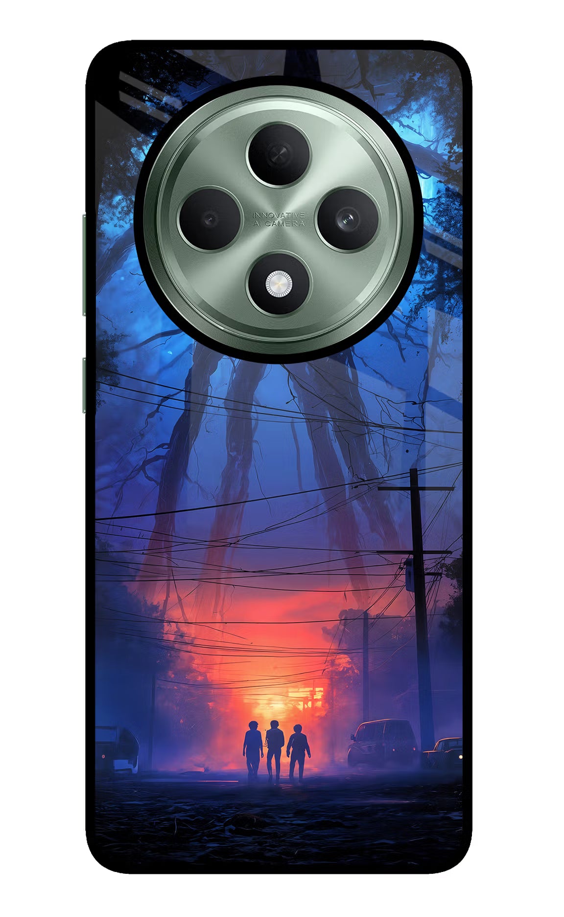 Ordinary Things Shadow Oppo F27 5G Glass Case Back Cover by Casekaro