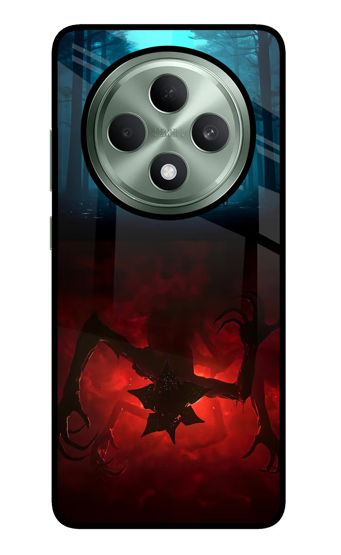 Ordinary Things Downside Up Oppo F27 5G Glass Case Back Cover by Casekaro