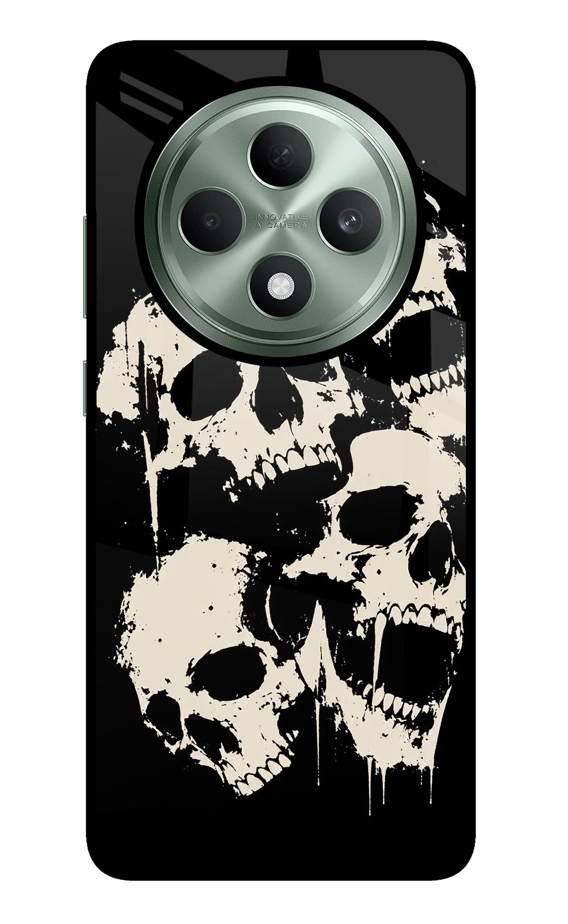 Dead Stack Oppo F27 5G Glass Case Back Cover by Casekaro