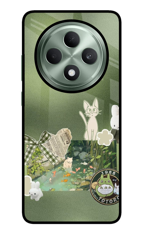 Aesthetic anime Oppo F27 5G Glass Case