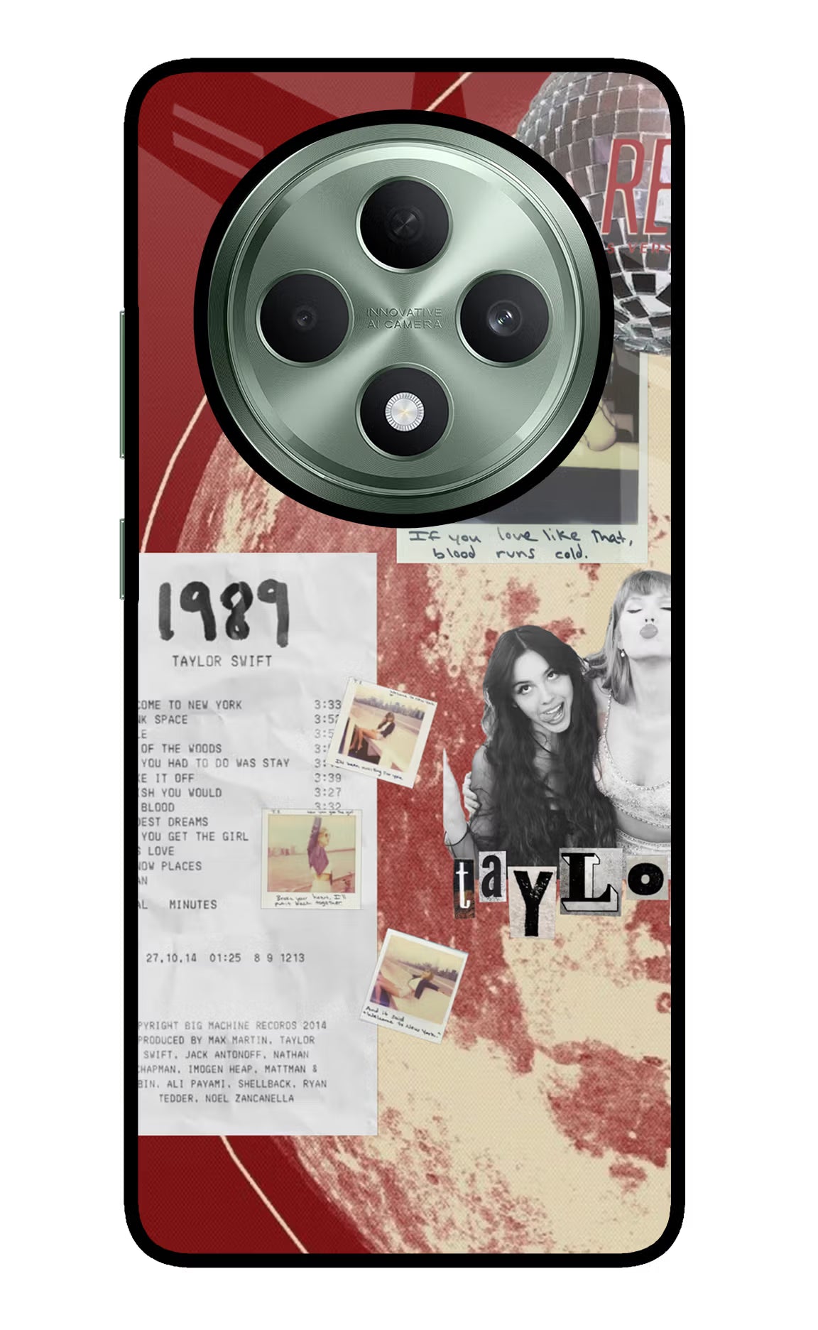 Taylor Swift Oppo F27 5G Glass Case