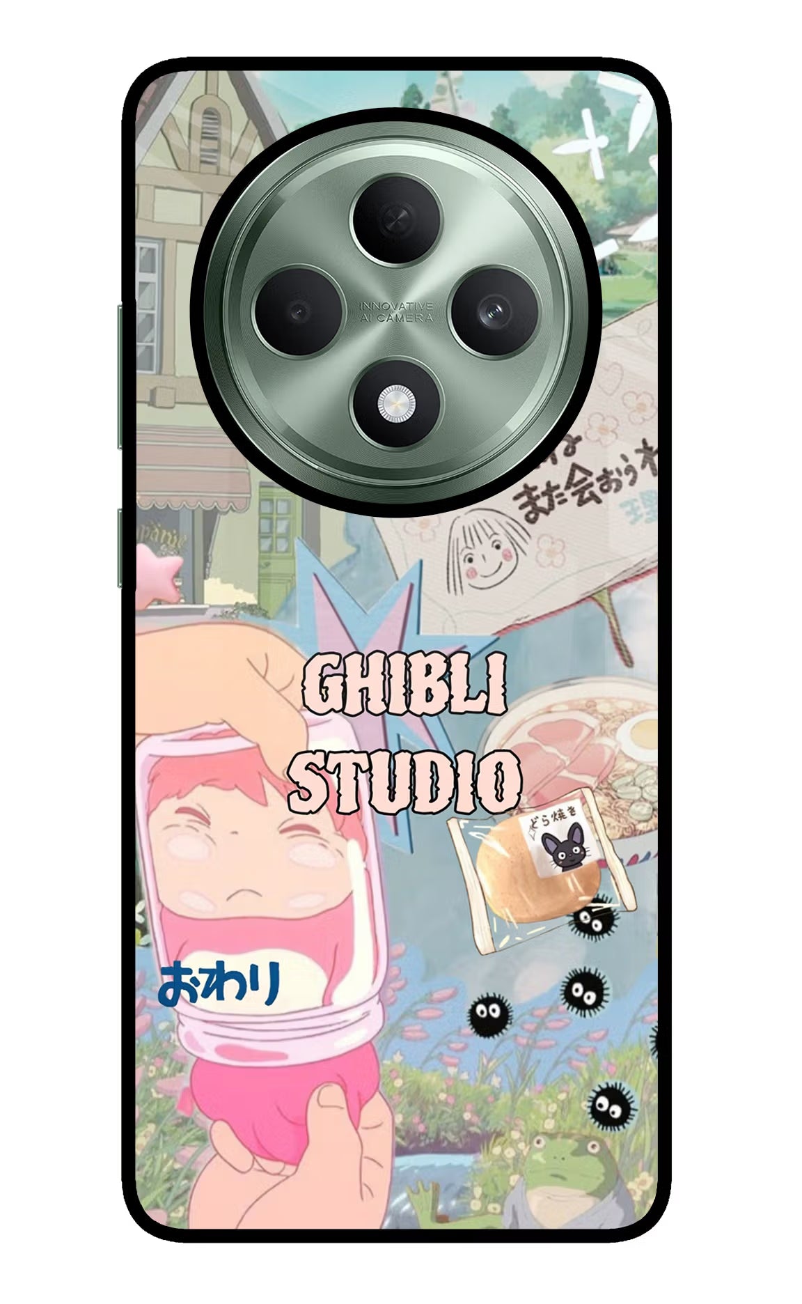 Studio Ghibli Oppo F27 5G Glass Case