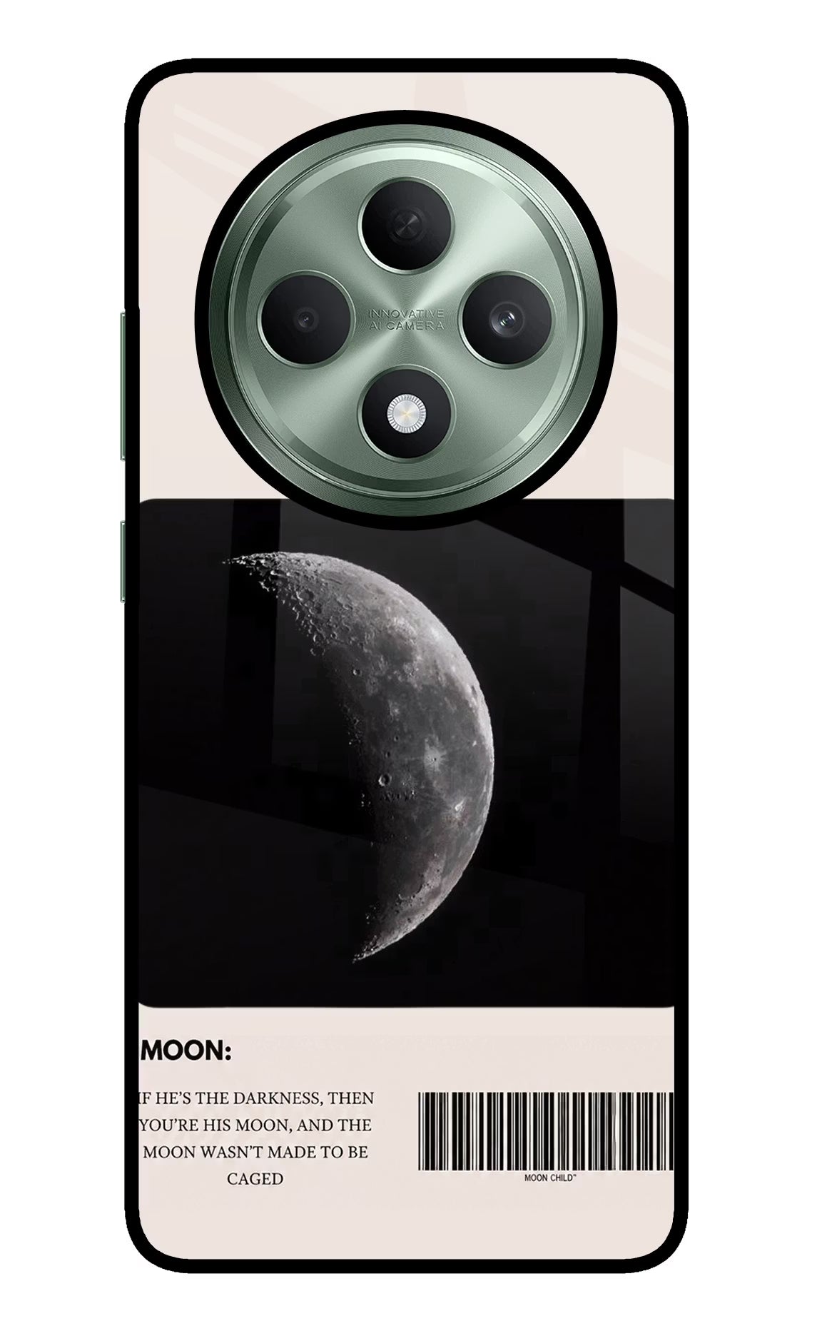 Moon Phase Oppo F27 5G Glass Case