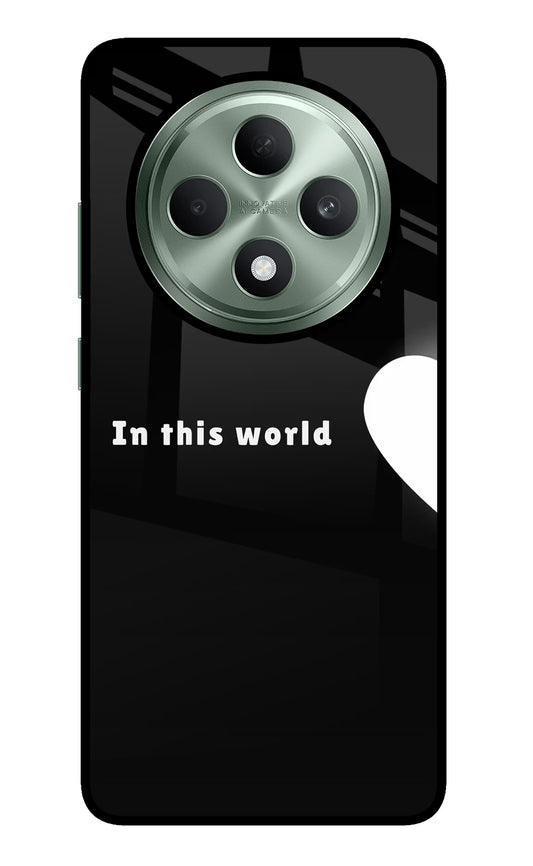 This World Oppo F27 5G Glass Case