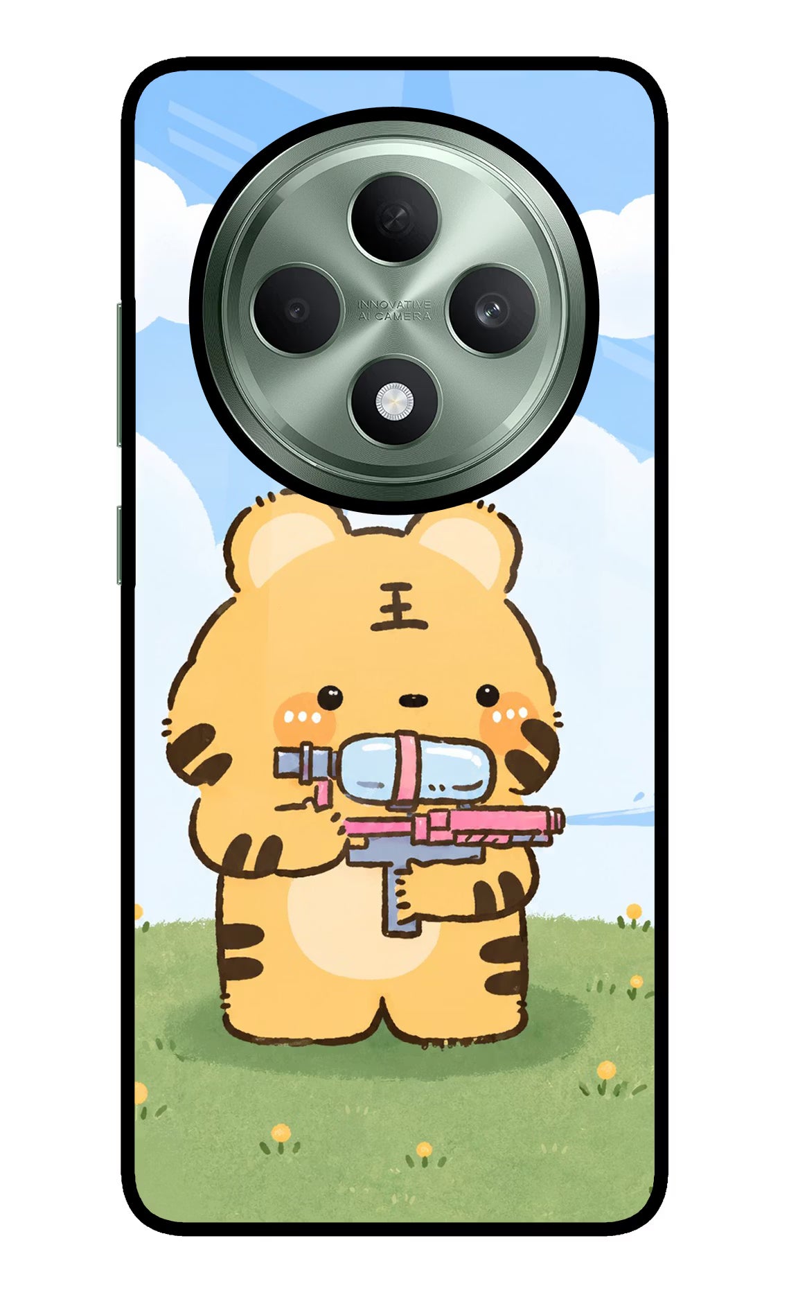 Tiger Treat Oppo F27 5G Glass Case