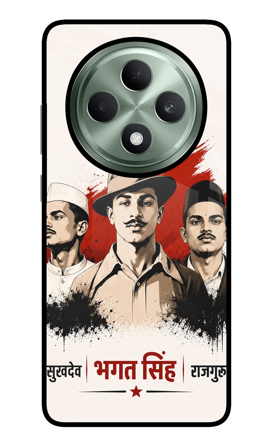 Sardar Patel Iron Will Oppo F27 5G Glass Case