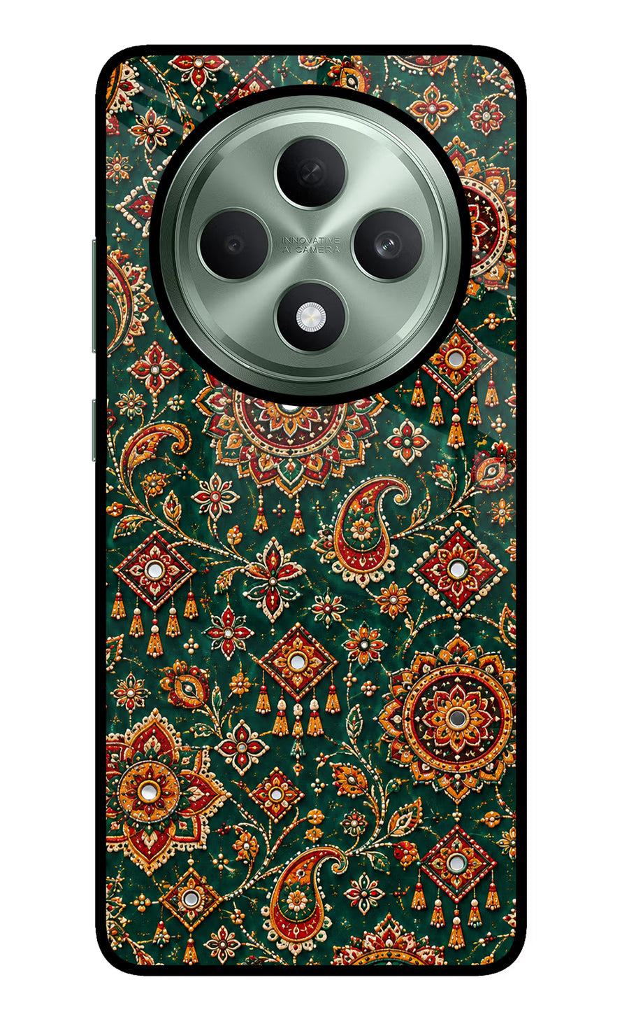 Green Pataka Oppo F27 5G Back Cover, Glass case
