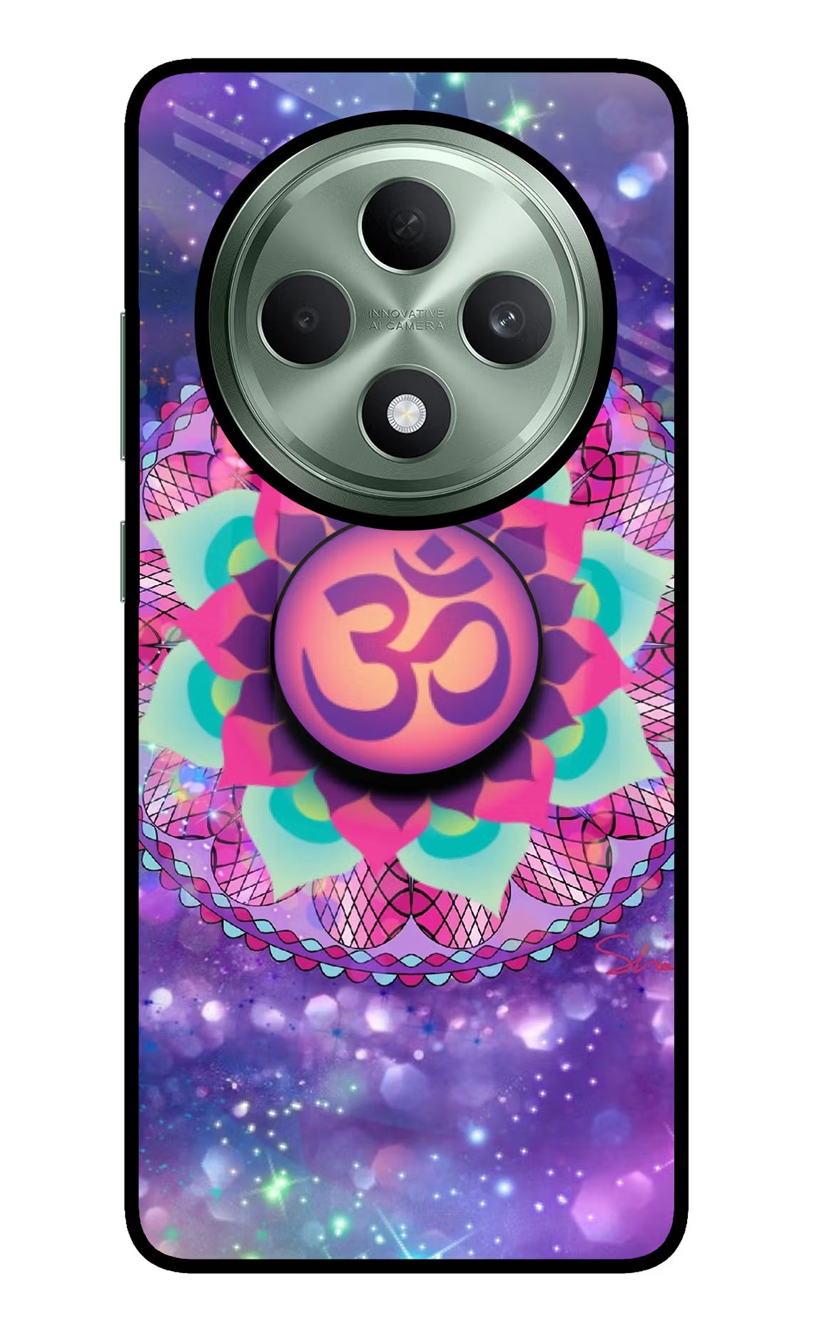 Om Purple Oppo F27 5G Pop Case by Casekaro
