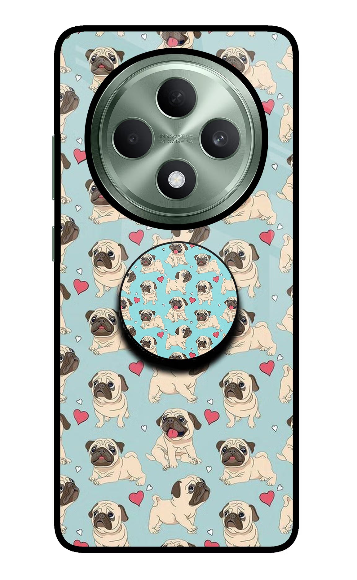 Pug Dog Oppo F27 5G Pop Case by Casekaro