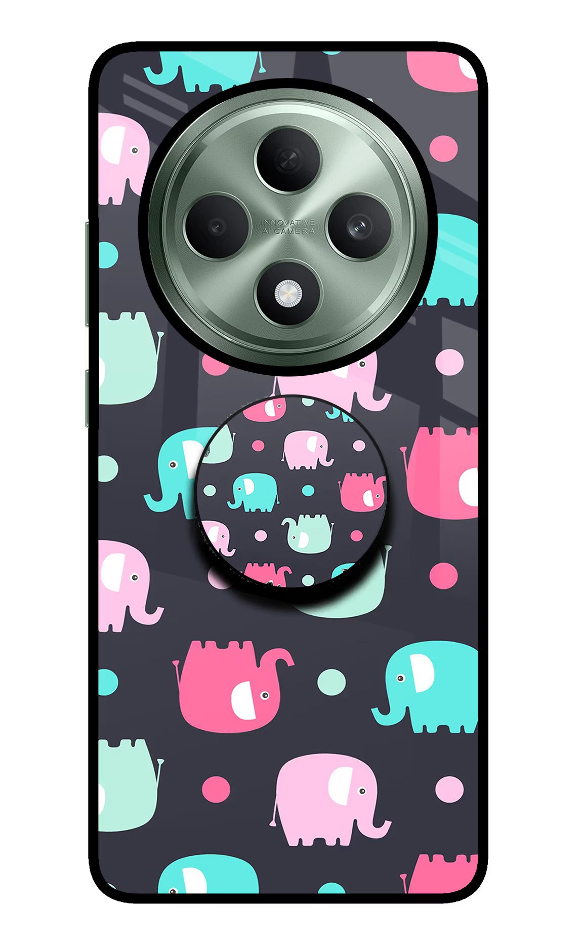 Baby Elephants Oppo F27 5G Pop Case by Casekaro