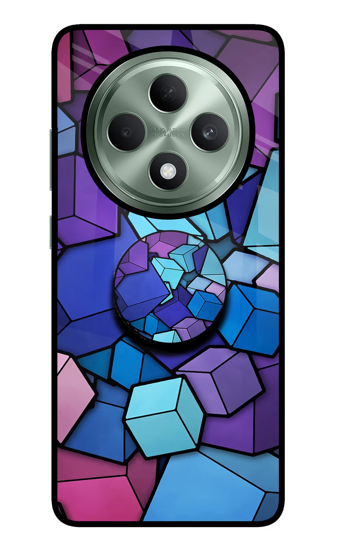 Cubic Abstract Oppo F27 5G Pop Case by Casekaro
