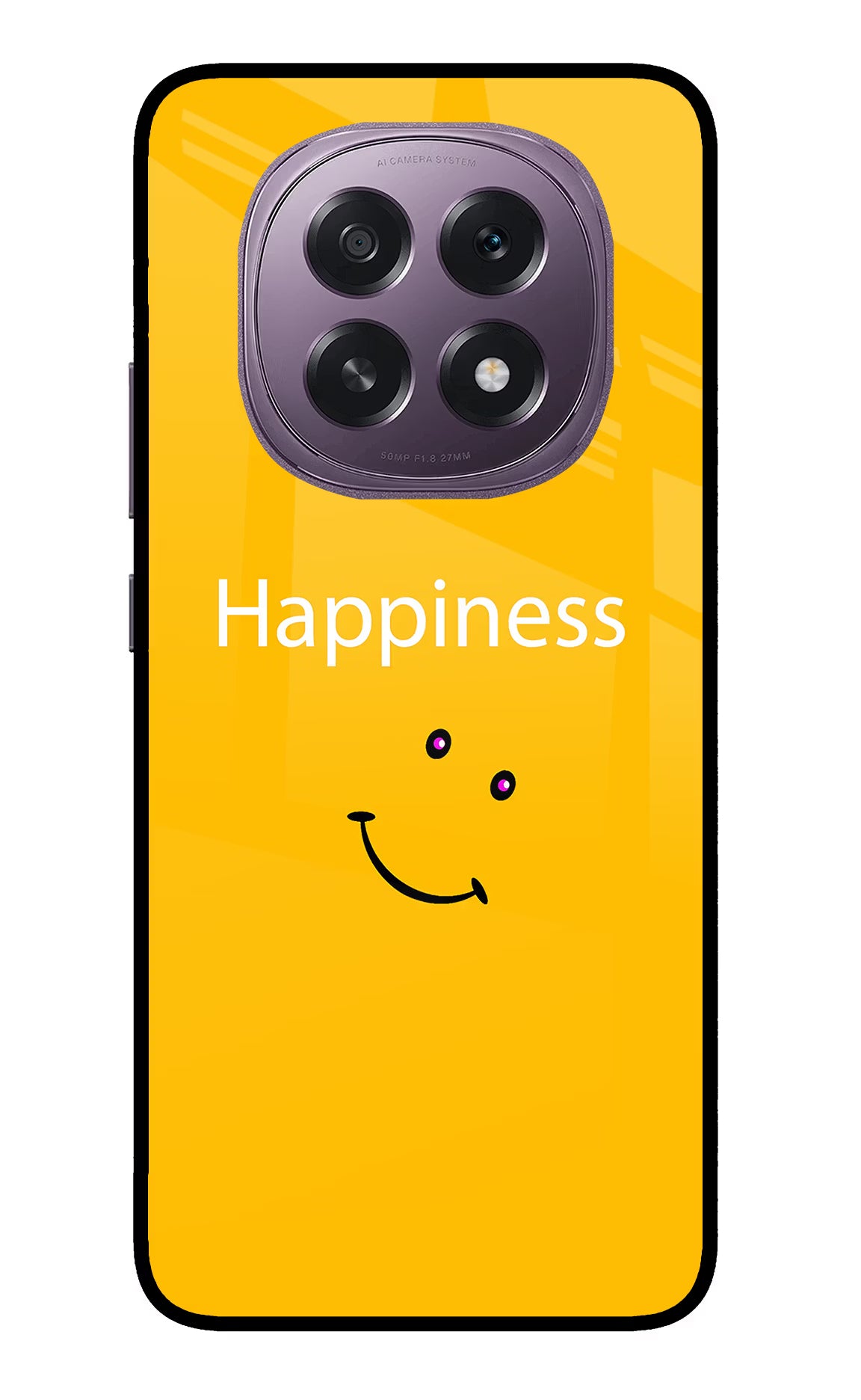 Happiness With Smiley Oppo F29 5G Glass Case