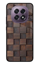 Wooden Cube Design Oppo F29 5G Glass Case