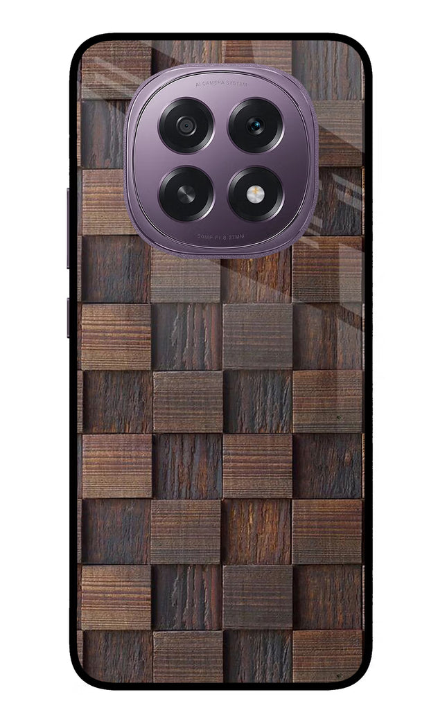 Wooden Cube Design Oppo F29 5G Glass Case