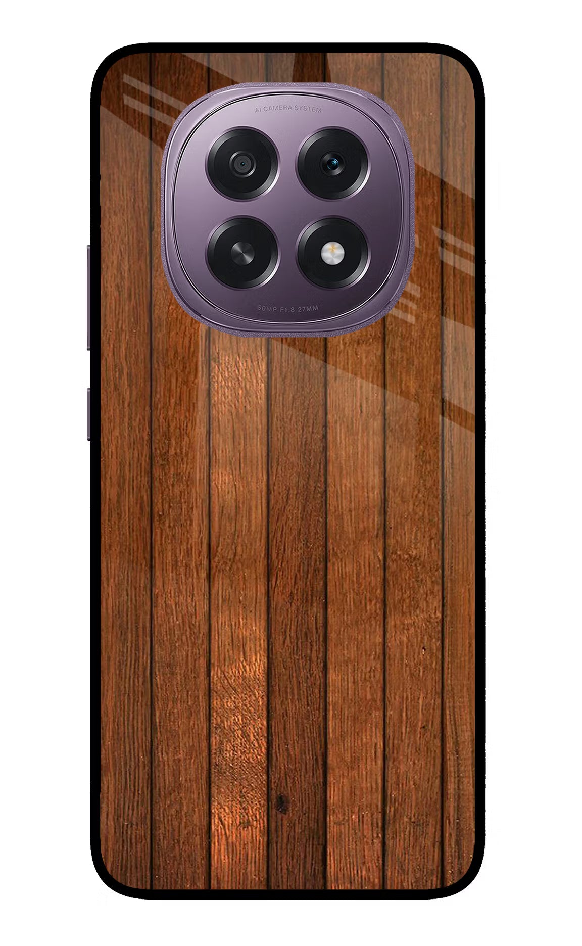 Wooden Artwork Bands Oppo F29 5G Glass Case Back Cover by Casekaro