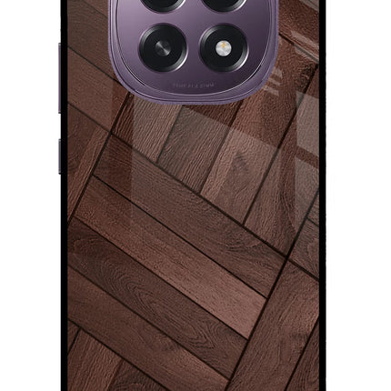 Wooden Texture Design Oppo F29 5G Glass Case