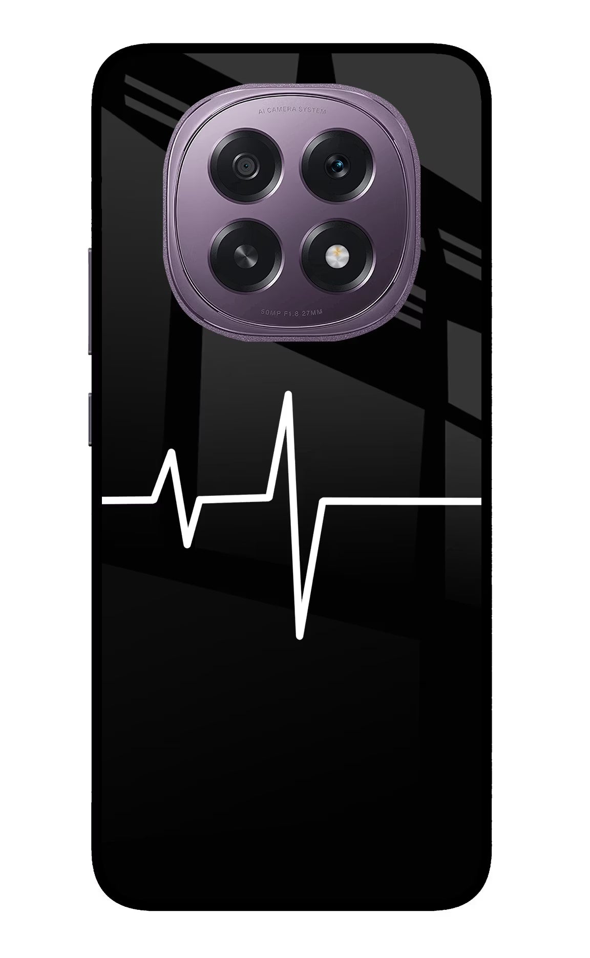 Heart Beats Oppo F29 5G Glass Case Back Cover by Casekaro