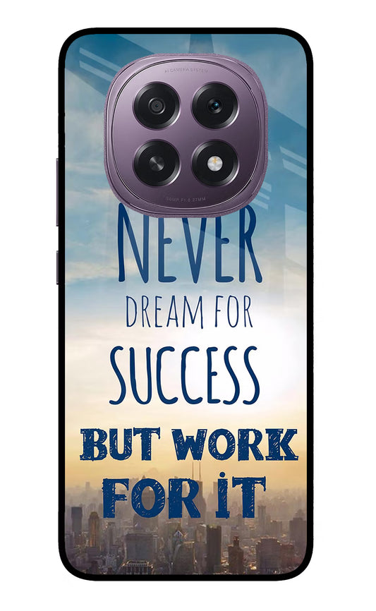 Never Dream For Success But Work For It Oppo F29 5G Glass Case