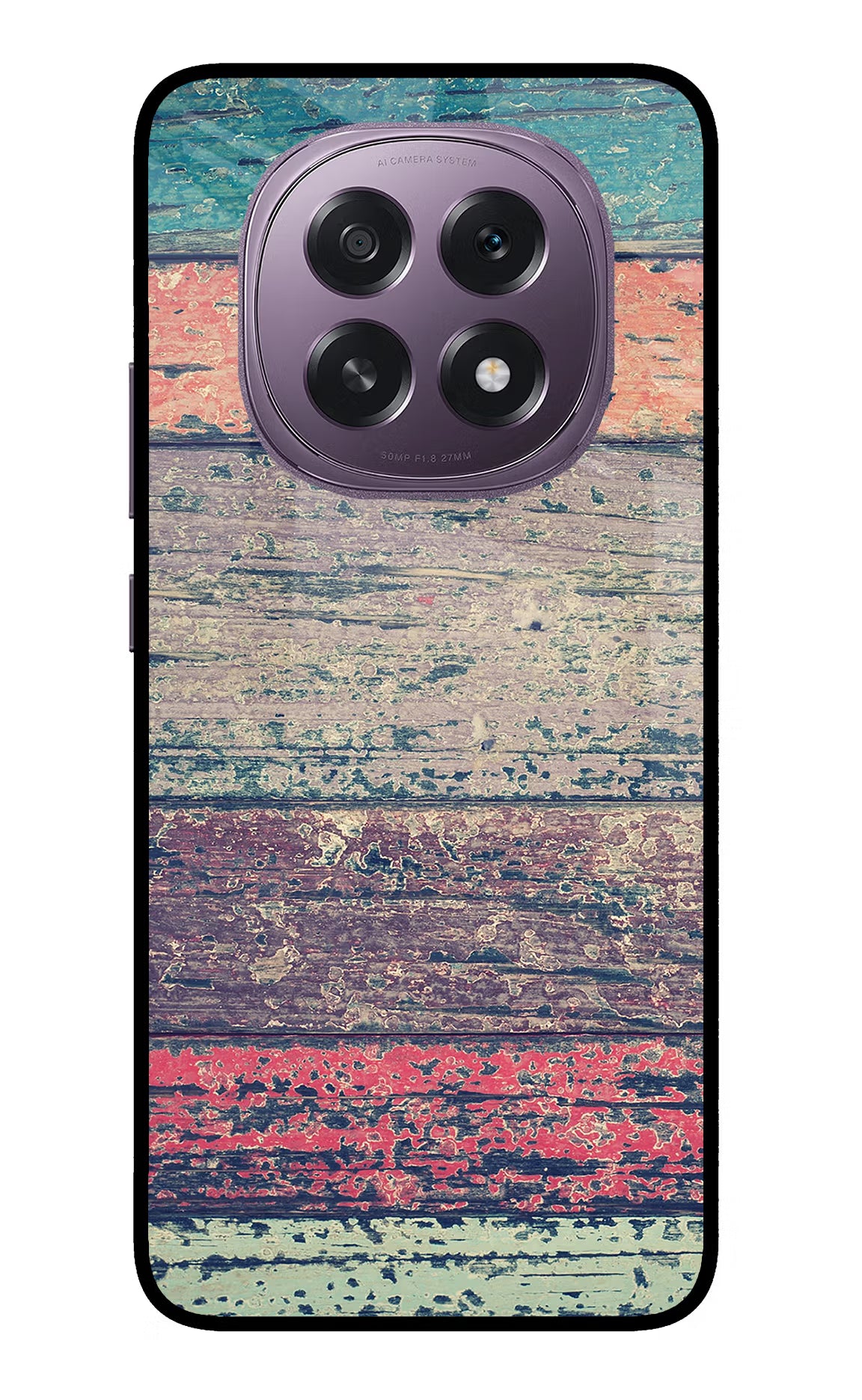 Colourful Wall Oppo F29 5G Glass Case Back Cover by Casekaro