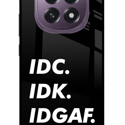 Idc Idk Idgaf Oppo F29 5G Glass Case