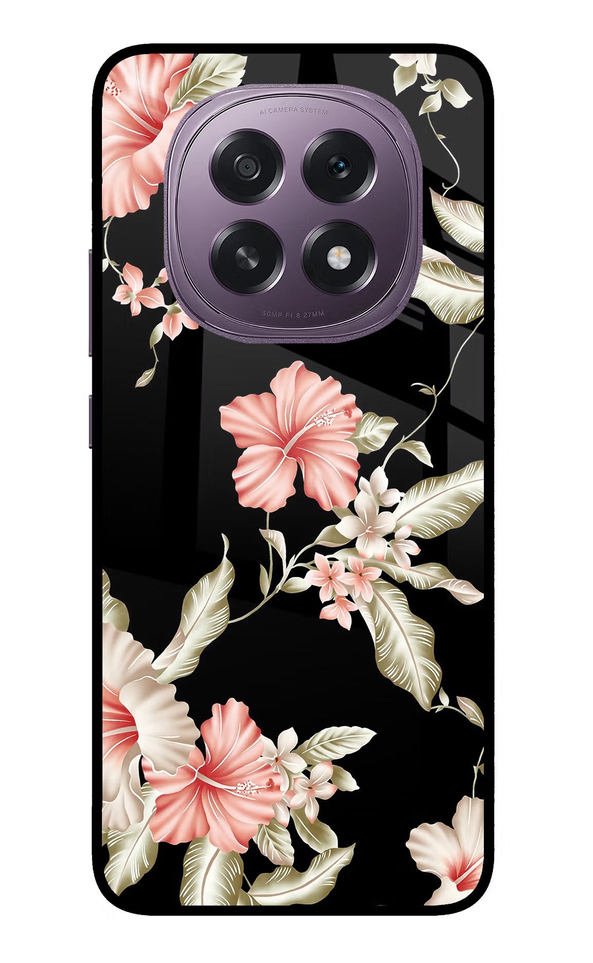 Flowers Oppo F29 5G Glass Case Back Cover by Casekaro