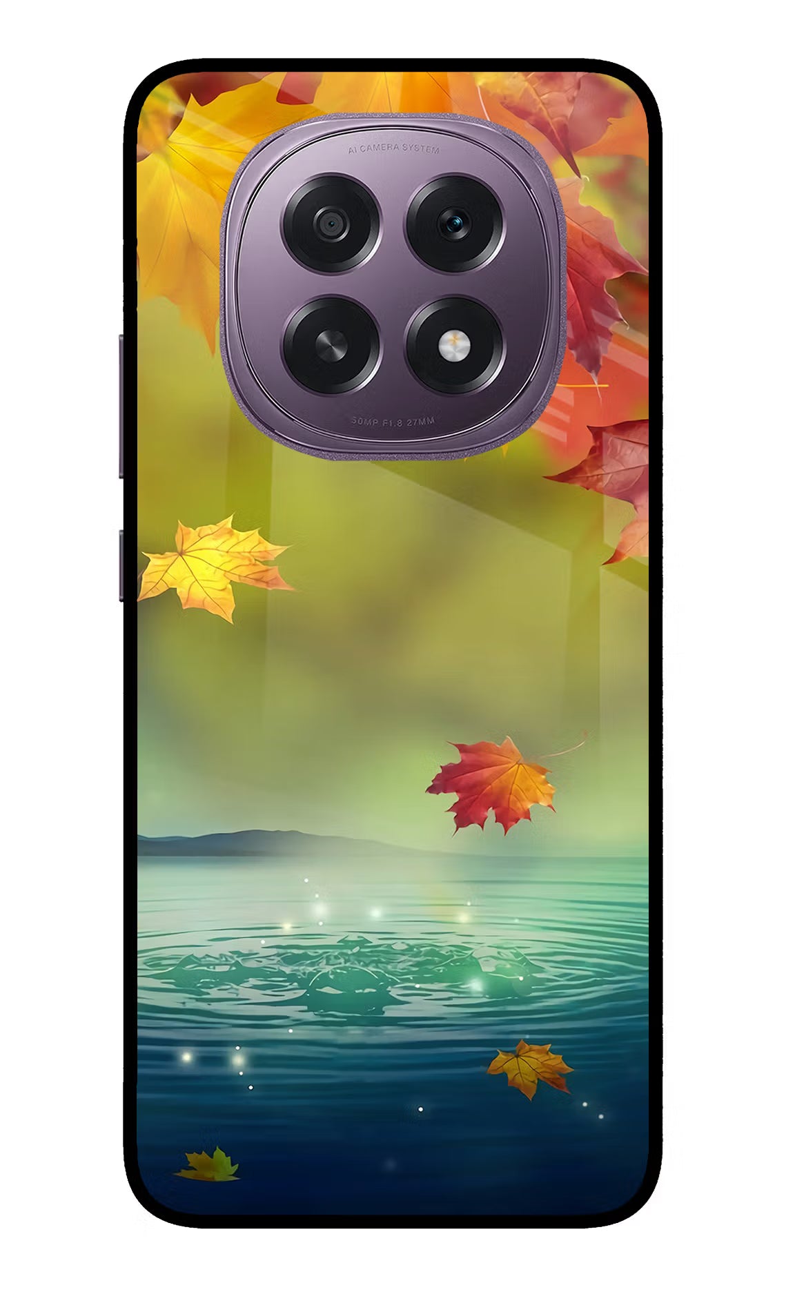 Flowers Oppo F29 5G Glass Case Back Cover by Casekaro