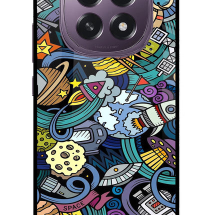 Space Abstract Oppo F29 5G Glass Case