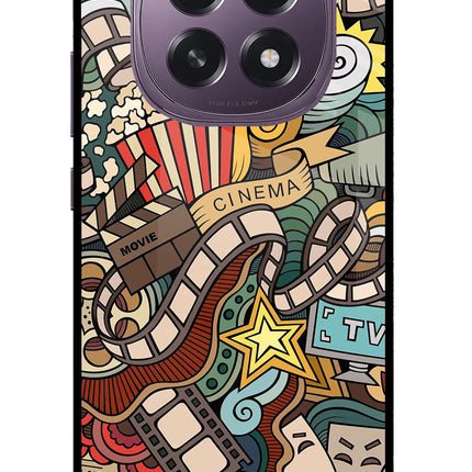 Cinema Abstract Oppo F29 5G Glass Case