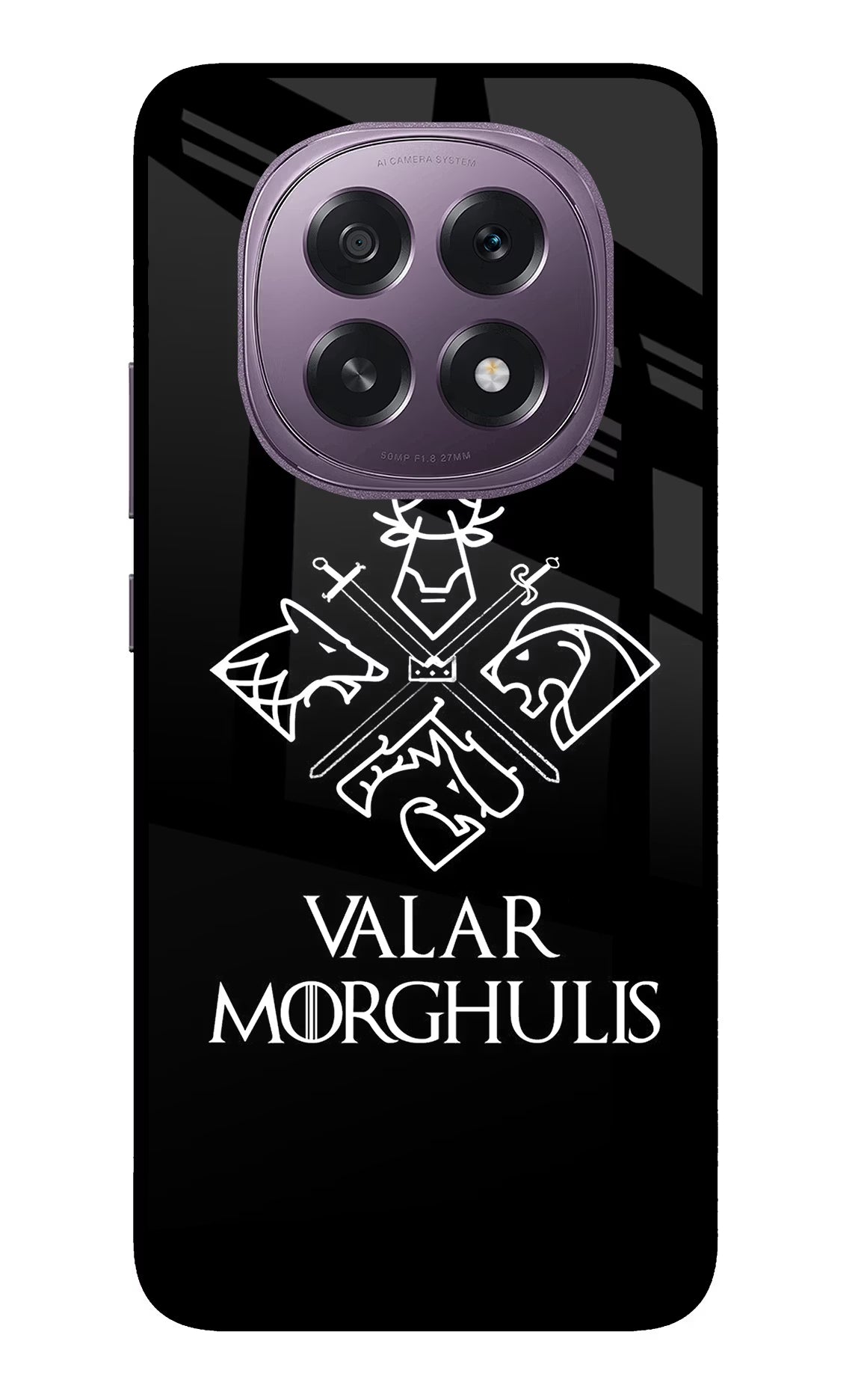 Valar Morghulis | Game Of Thrones Oppo F29 5G Glass Case Back Cover by Casekaro