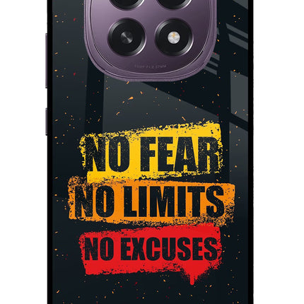 No Fear No Limits No Excuse Oppo F29 5G Glass Case
