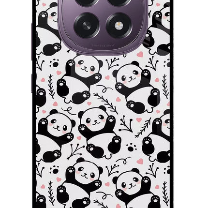 Cute Panda Oppo F29 5G Glass Case