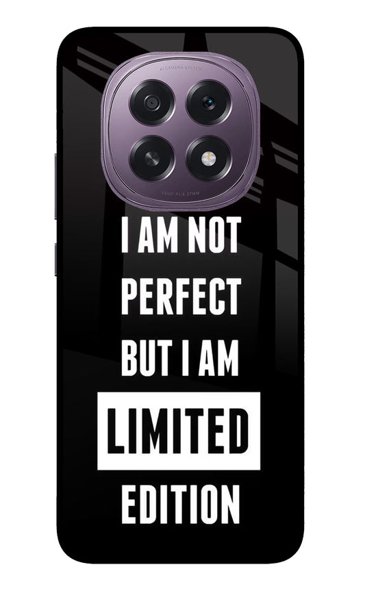 I Am Not Perfect But I Am Limited Edition Oppo F29 5G Glass Case