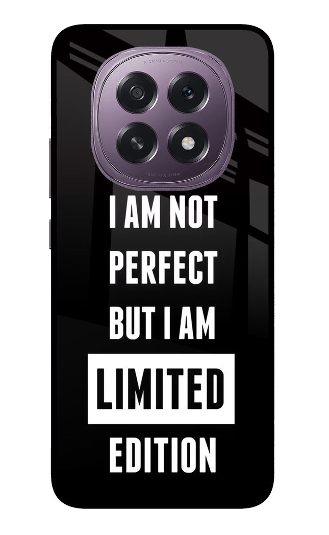 I Am Not Perfect But I Am Limited Edition Oppo F29 5G Glass Case